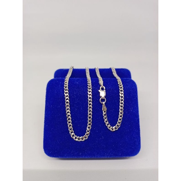 kalung anak cewe cowo rantai stang polos/perak asli silver 925 lapis emas/perhiasan anak fashion terbaru