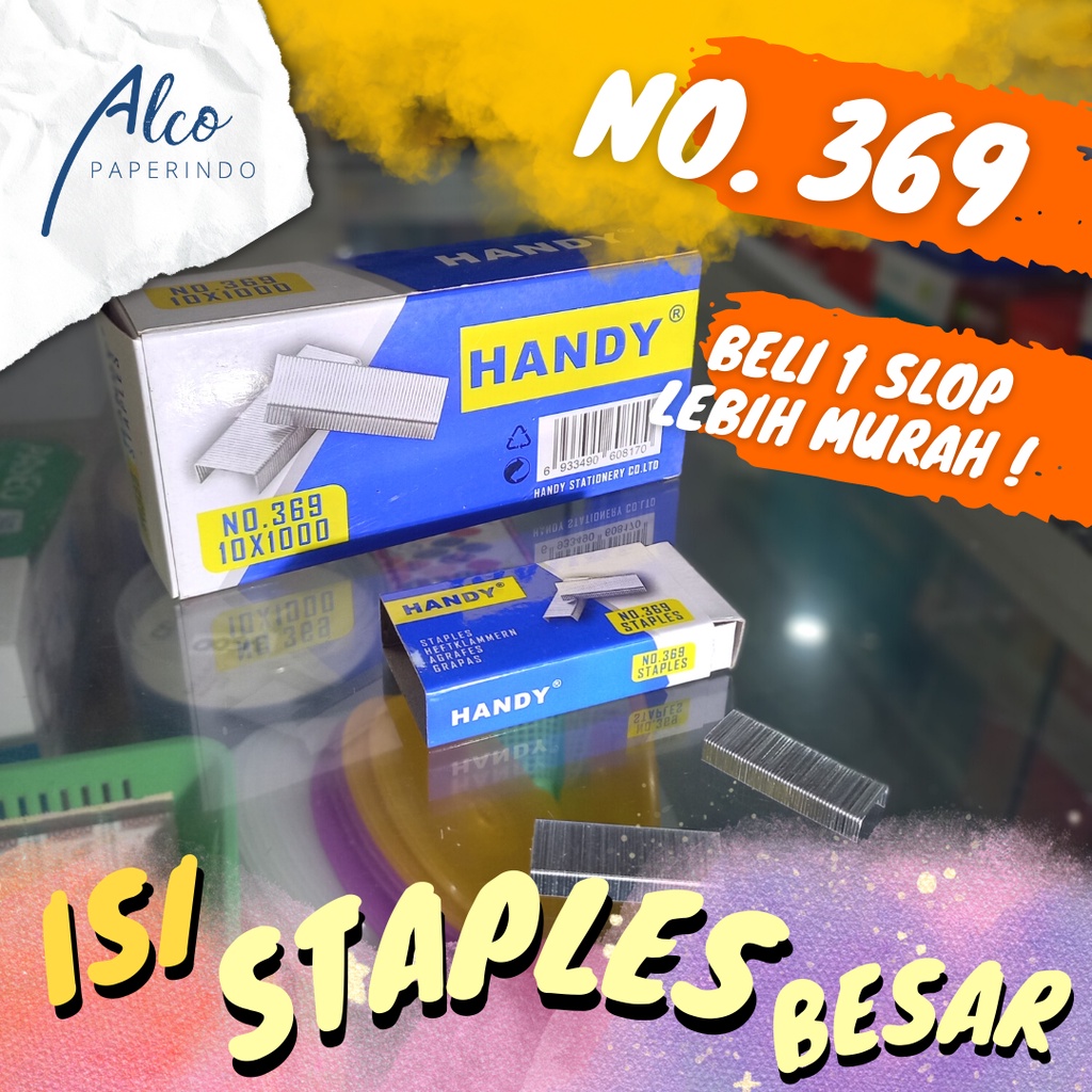 

Isi Staples Besar HANDY No.369