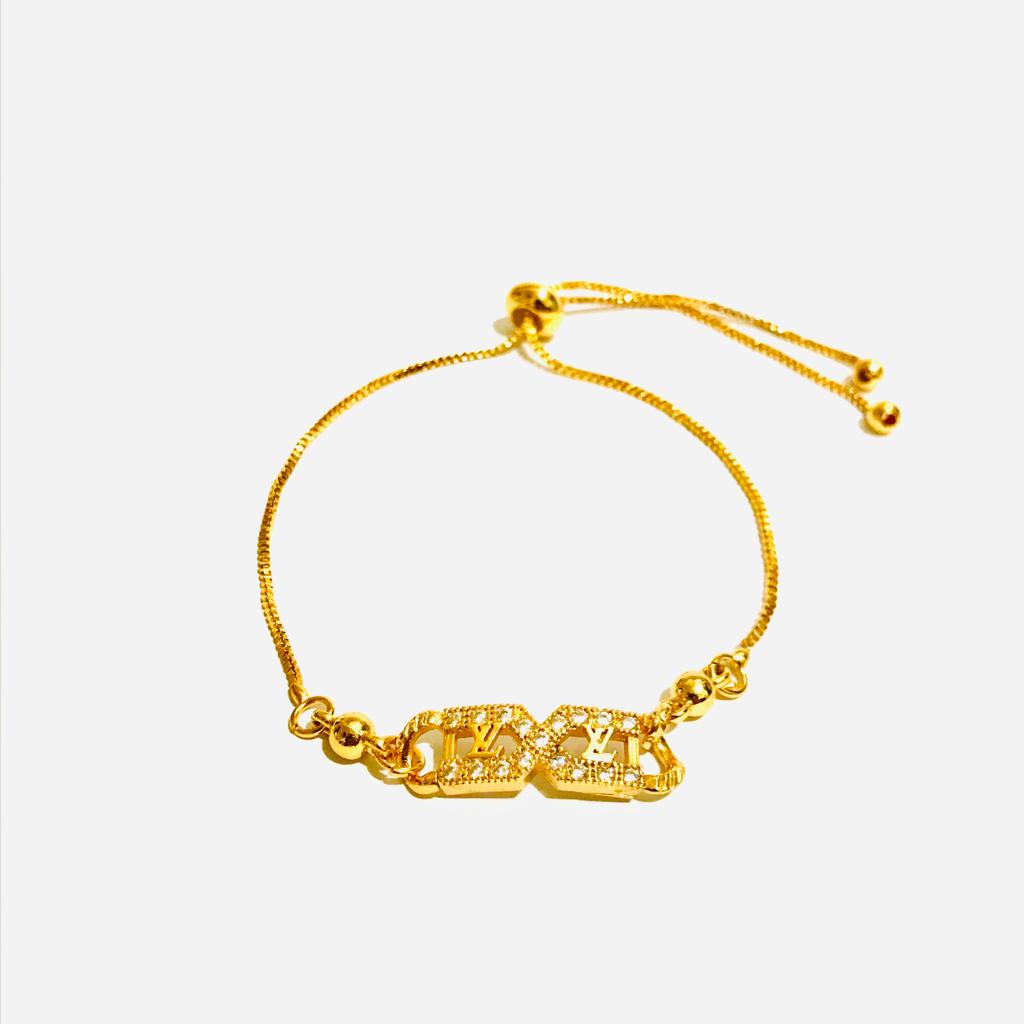 Gelang Serut Xuping Warna 24K Wanita Lapis Emas Anti Karat GSX190-10-SDR