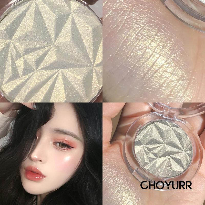 【COD】Highlighter 2 Warna Beautiful Skin High Gloss Powder Tiga Dimensi Mencerahkan Wajah Shimmer Natural Glitter Powder-CH