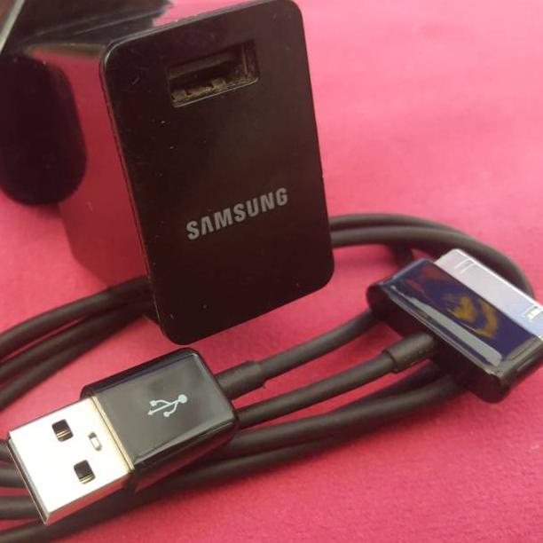 PRODUK- CHARGER SAMSUNG TAB 1 TAB 2 ORIGINAL COPOTAN BAWAAN HP.100% ORI (SECOND) .