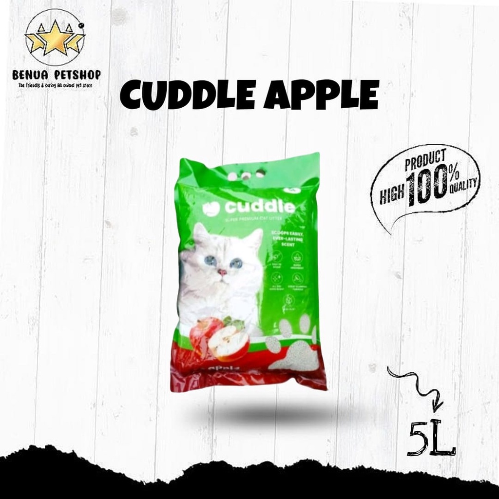 PASIR KUCING PREMIUM CUDDLE ALL VARIAN - 5 LITER
