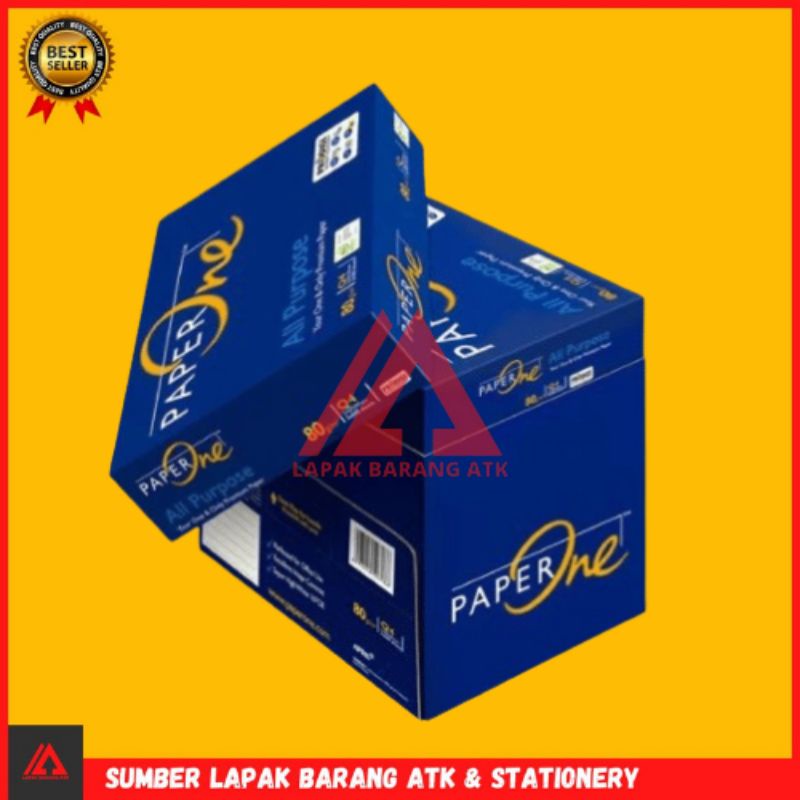 

PaperOne Kertas A4 80 gram 1 Bok isi 5 Rim 2500 Lembar Kertas berkualitas