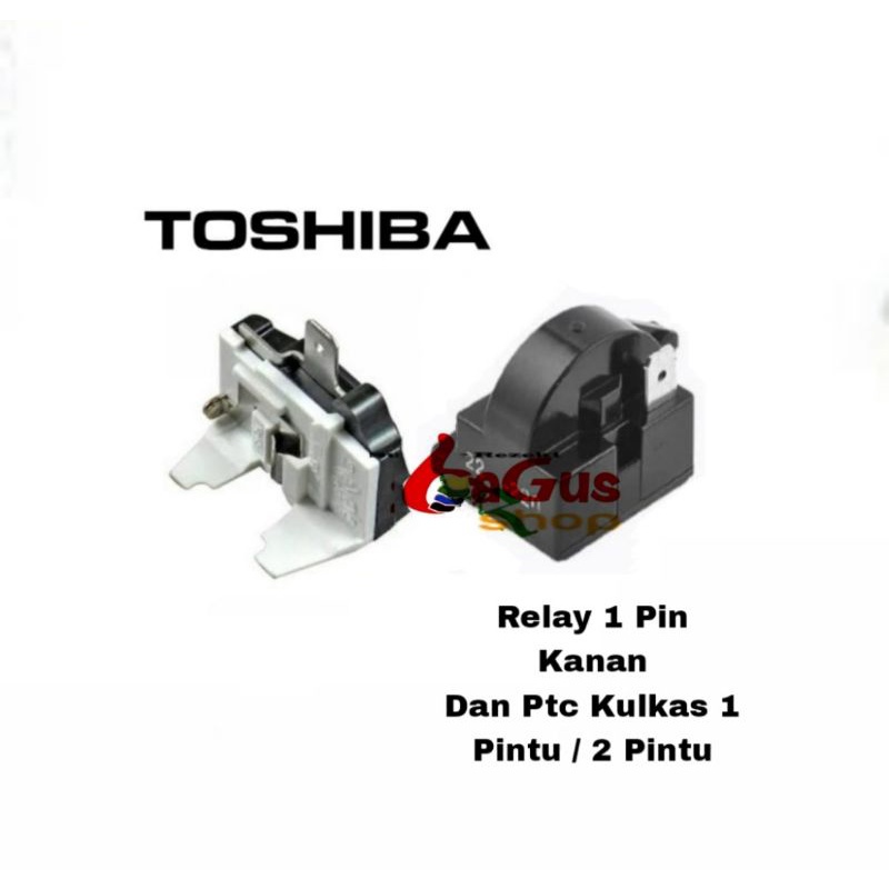 Relay Ptc Overload Kulkas Toshiba 1 Pintu