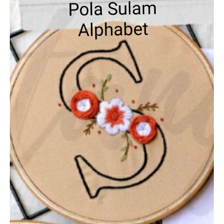 Pola sulam alphabet