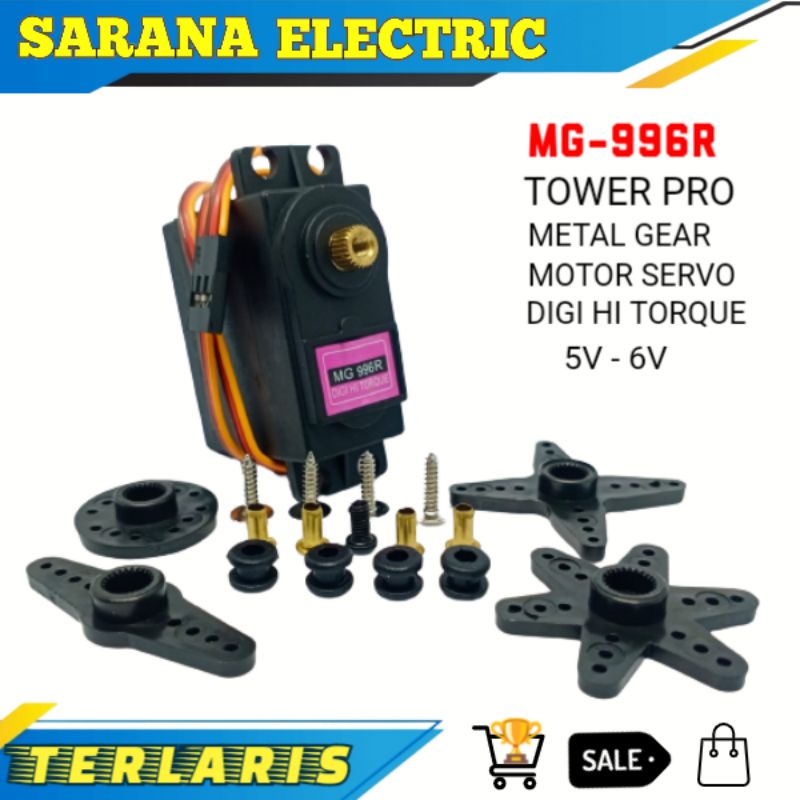 MG996R MICRO SERVO MOTOR MG-996R METAL TORQUE GEAR TOWER PRO DIGI HI MG996 MG 996R 996