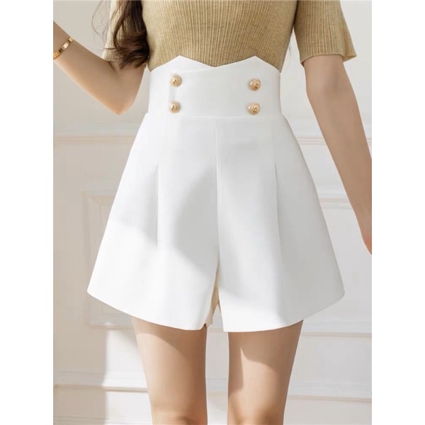 SHORT PANTS BUTTON CELANA PENDEK IMPORT WANITA MX626