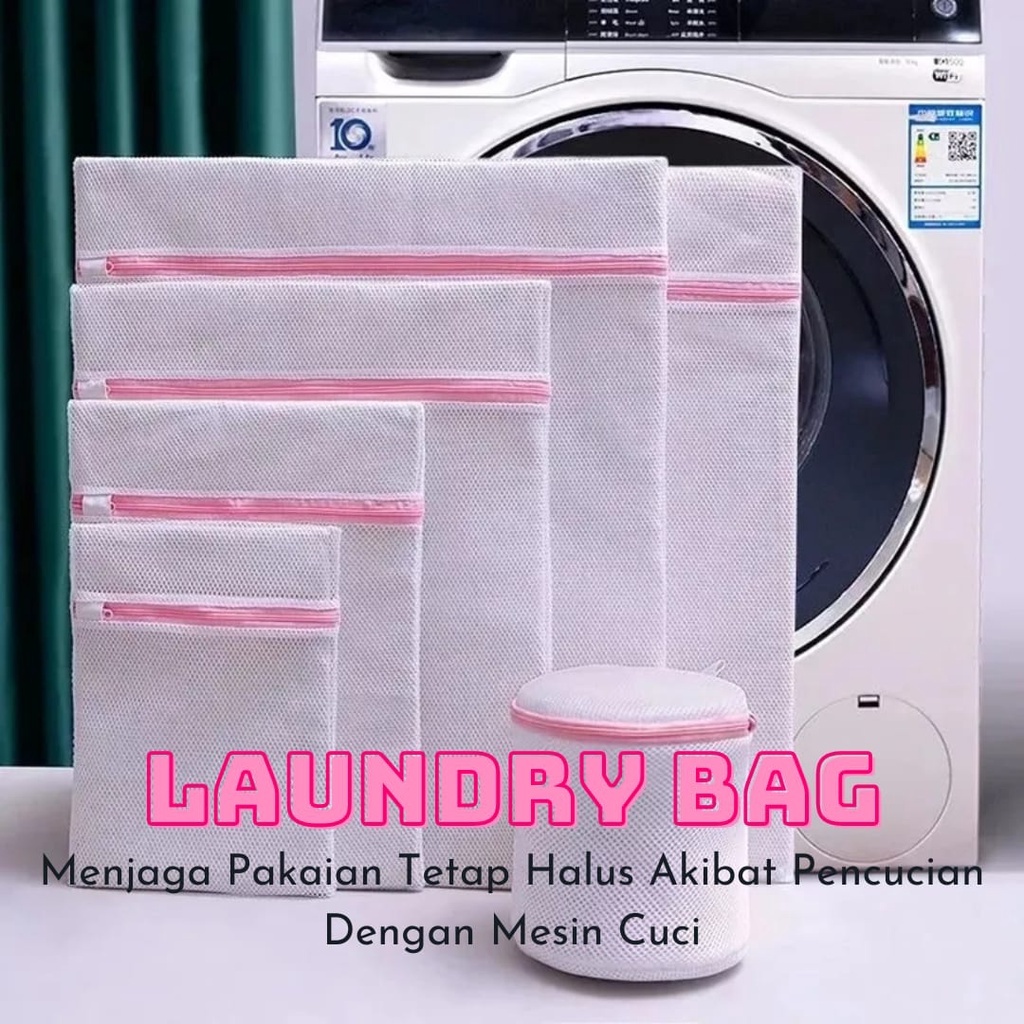 AZ LAUNDRY BAG JARING / KANTONG CUCIAN PAKAIAN DALAM BAJU KOTOR