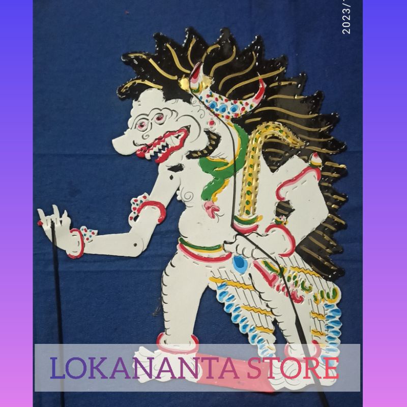 Wayang kulit kertas mainan buto amral malihan puntadewa