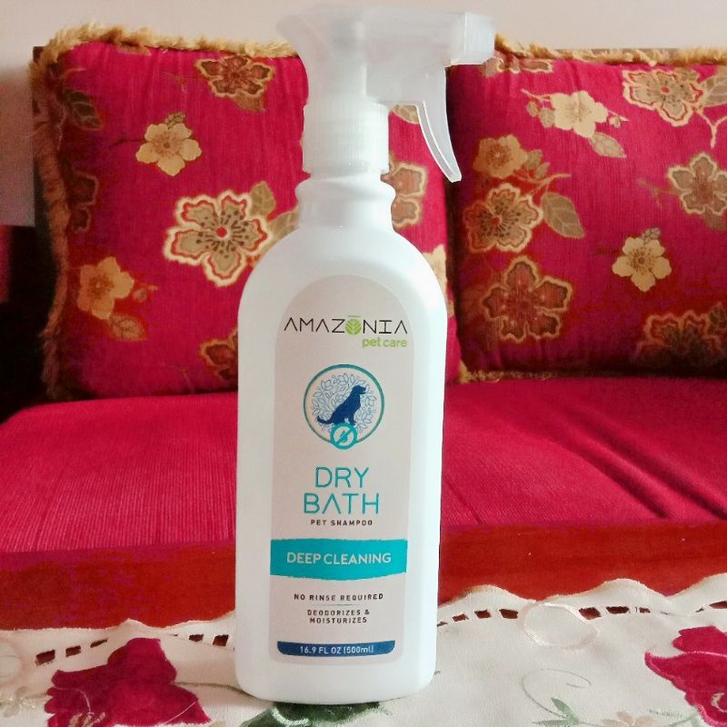 [SECA STORE] [NEW] AMAZONIA DRY BATH Shampoo Anjing Mandi Kering Sampo Puppy Shampo Dog Grooming Ana