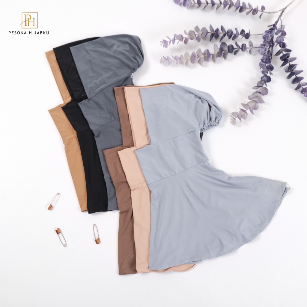 Pesona Hijabku - Ciput Ninja Resleting Premium / Ciput Ninja / Ciput Jersey / Ciput Resleting / Cipu