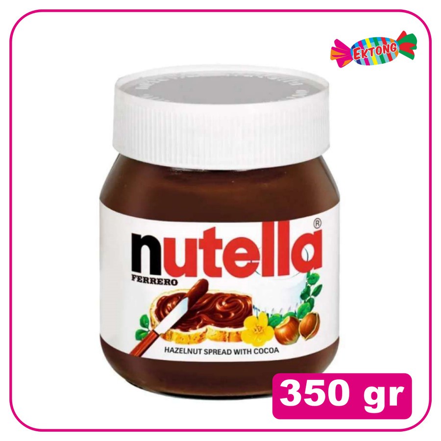 

NUTELLA SELAI COKELAT PREMIUM NUTELA 350GR TOPING ROTI SELAI OLESAN KUE