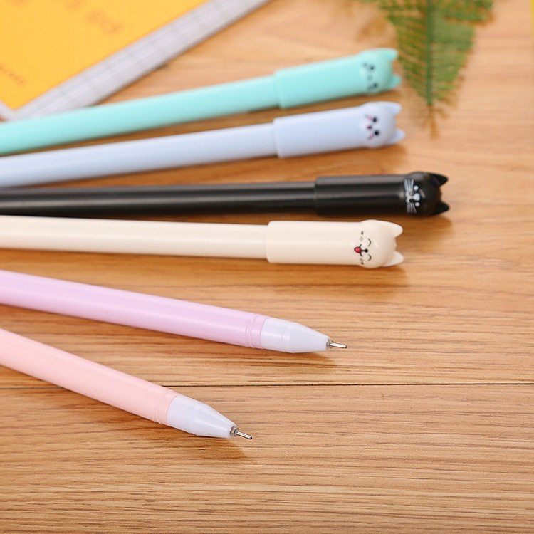 6pcs Pena Pen Pulpen Gel Set Tinta Cair Kucing GM-ST0140