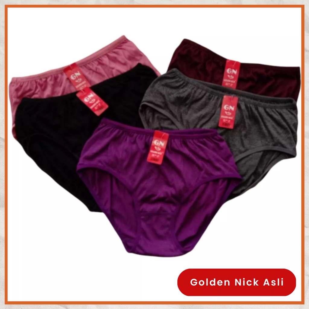 celana dalam wanita polos golden nick