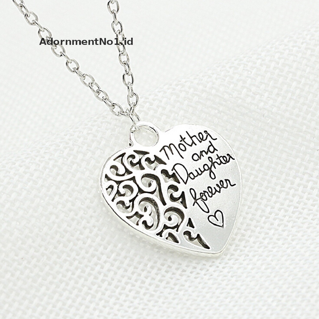 [AdornmentNo1] Kalung Fashion Wanita Ibu Dan Anak Perempuan Forever Love Pendant Fashion Jewelry [ID]