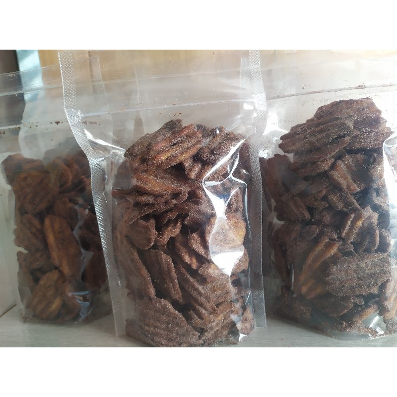 

Kripik Pisang coklat 200gr