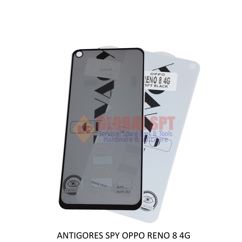 SPY OPPO RENO 8 4G / ANTIGORES / TEMPERED GLASS