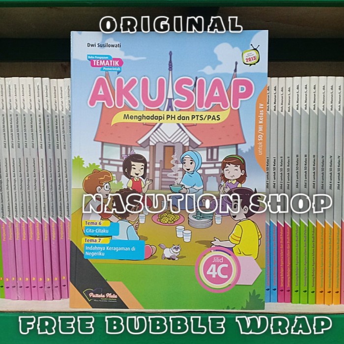 

Buku Aku Siap 4A 4B 4C 4D Pustaka Mulia Kelas 4 SD Pengayaan Tematik