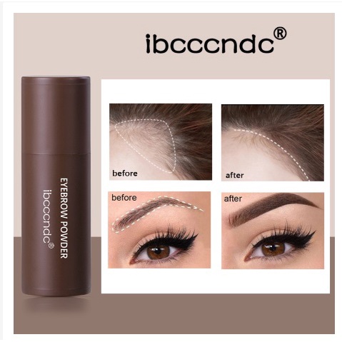 MAYCREATE | IBCCCNDC EYEBROW POWDER | Eyebrow Stamp Instan Hairline And Waterproof With 10 Model Cetakan