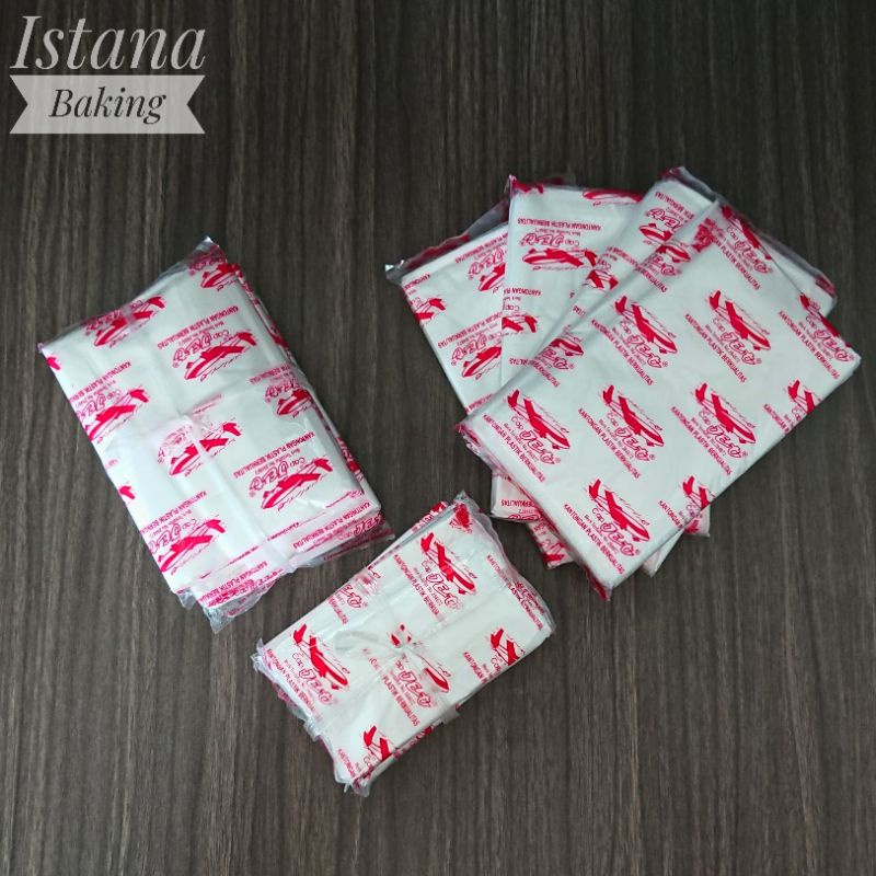 Istana Baking Kantongan Plastik Buram Berkualitas Cap JET Plastik Es Plastik Tebal Murah Laris