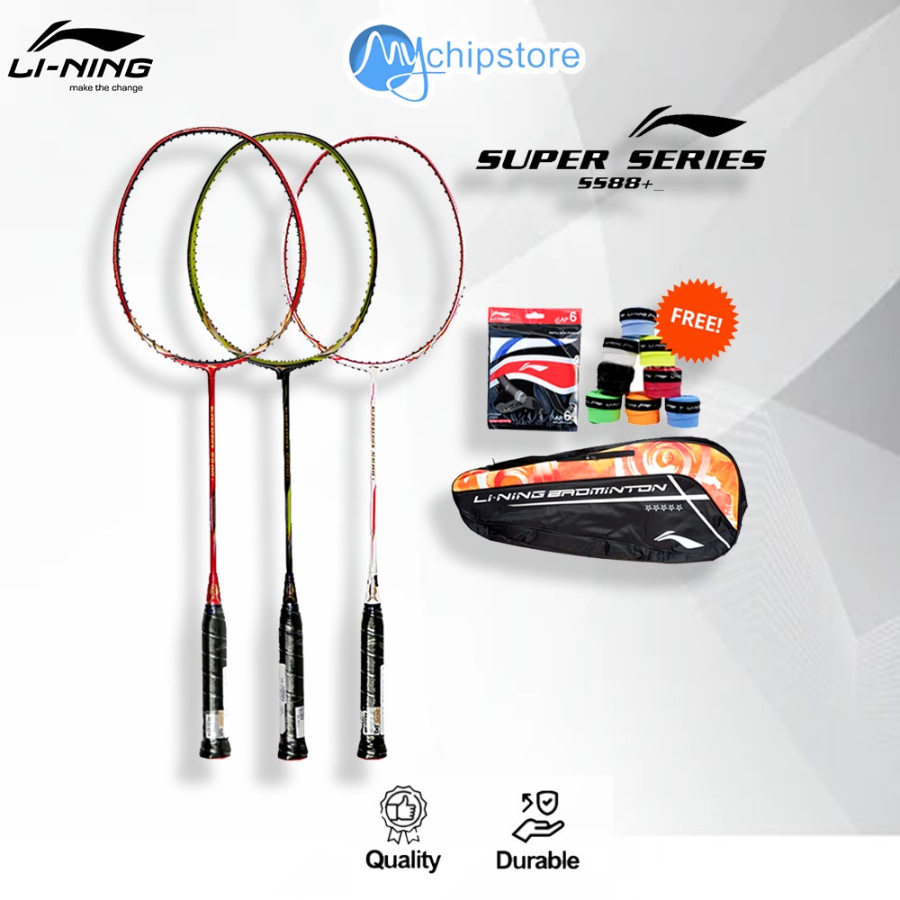 Raket Bulutangkis Badminton LINING SUPER SERIES SS88 PLUS 100% Original