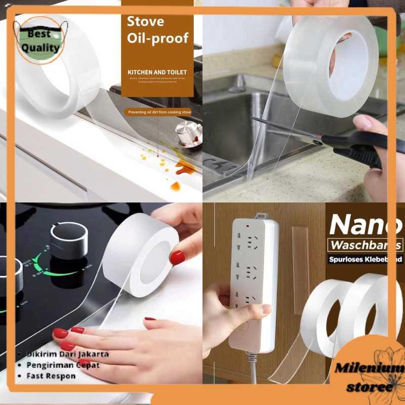 

Tape Magic Double Super Tape Solatip Kuat Transparan Panjang 1 MeterMS