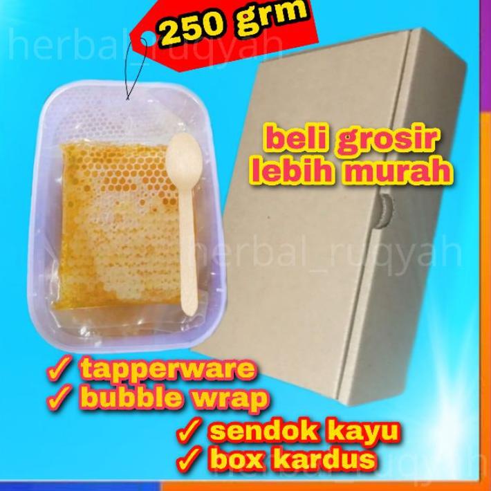 

Terbaru | HJ6 | madu sarang 250 grm mellifera / sarang madu / honeycomb / raw honey / madu asli / madu murni / madu