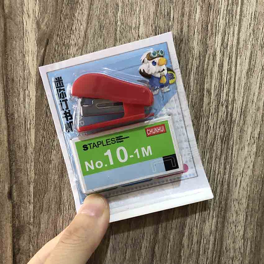 STAPLER MINI LUCU FANCY/HEKTER STAPLES-1sets