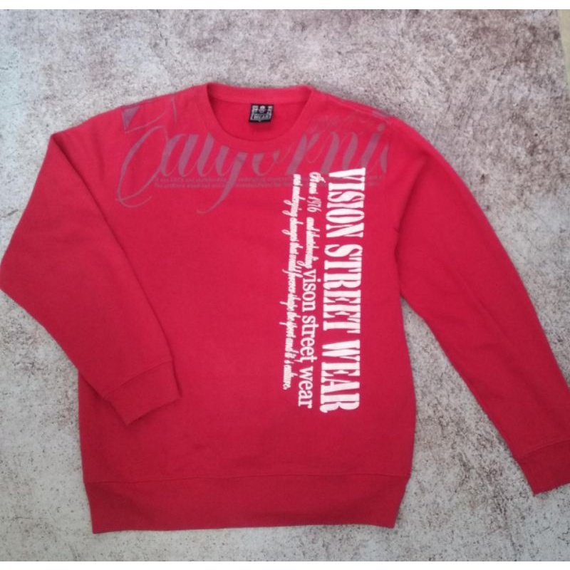 Crewneck VISION STREET WEAR Size on tag M
