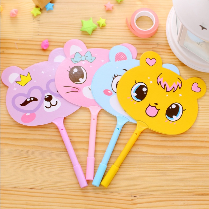 ⭐️𝐈𝐇𝐒 𝟐𝟏𝟗 𝐋𝐚𝐦𝐩𝐮𝐧𝐠⭐️Pulpen Kipas Karakter Pena Kipas Animal Souvenir Lucu