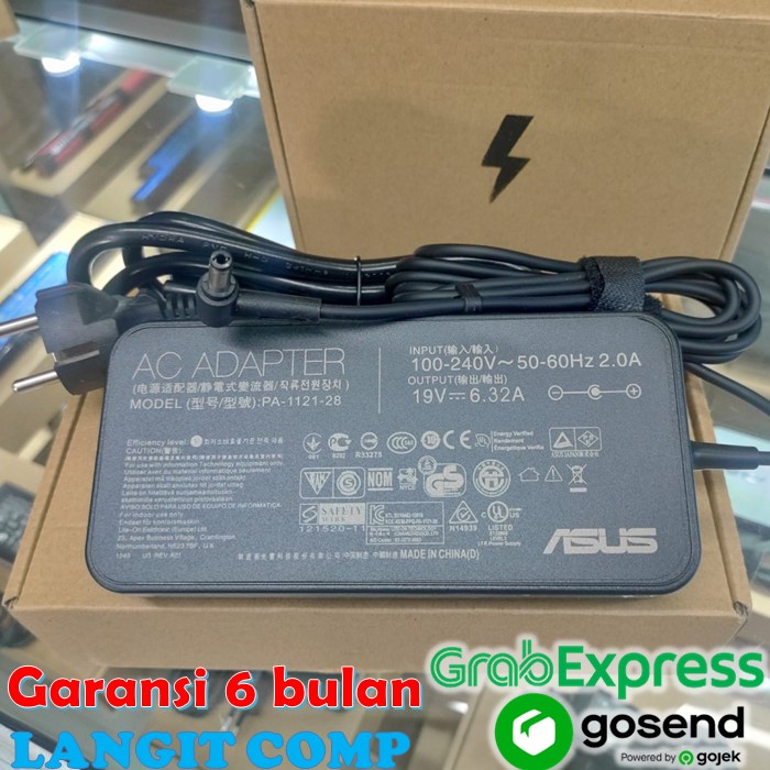 Adaptor Charger Casan ORI Laptop Asus ROG 19V 6.32A 120W GL553V GL553VE GL553VD GL552V GL552VW G551J