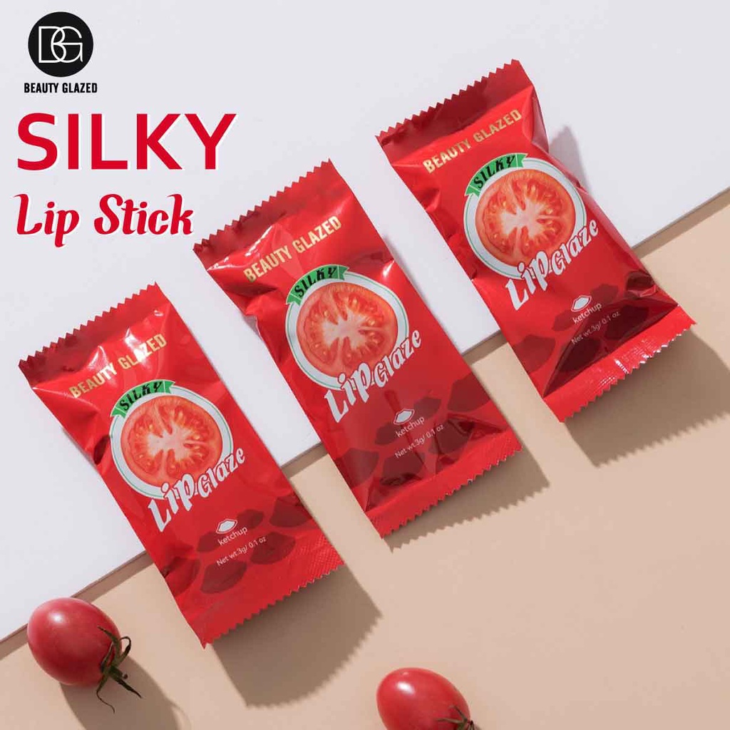 Beauty Glazed Silky Lip Glaze Ketchup Tomato Beauty Glazed Liptint Beauty Glazed Lip Mud Beauty Glazed Lipstick Beauty Glazed Lipstik Beauty Glazed Lip Cream Beauty Glazed Lipcream Beauty Glazed Lipmatte Beauty Glazed