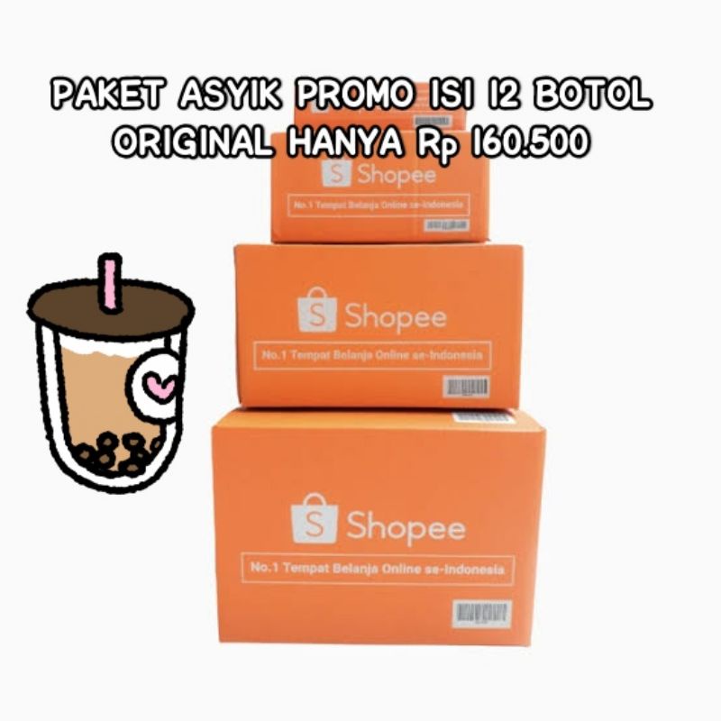

PAKET PROMO ORIGINAL ISI 12 BOTOL HANYA Rp.160.500 100% ORIGINAL