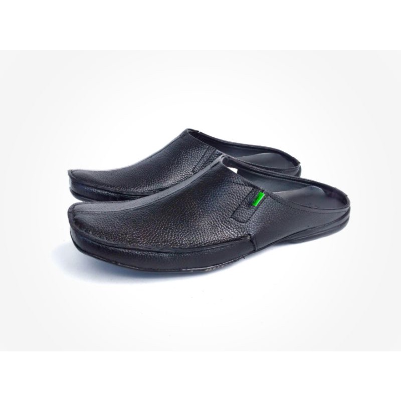 Sepatu sandal selop / sepatu slop kulit / sepatu kulit pria / sepatu slop terbaru