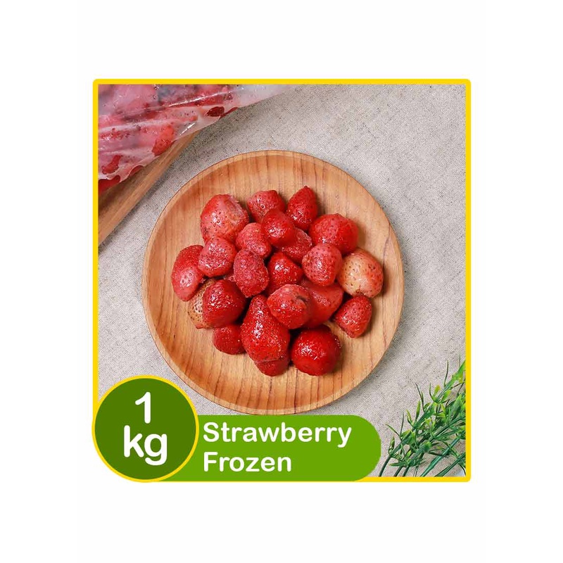 Jual Strawberry Frozen Premium 1 Kg | Buah Stoberi Beku | Buah ...