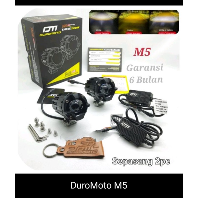 Lampu D2 Laser Led Duromoto M5