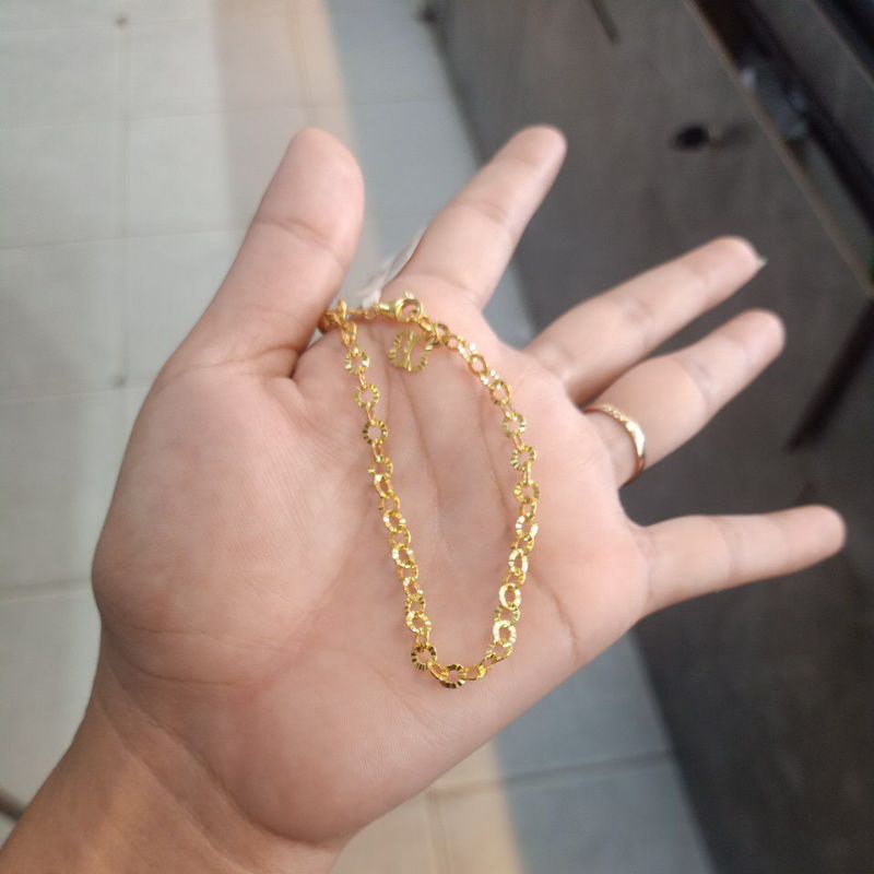 gelang rantai emas Jakarta kadar 375