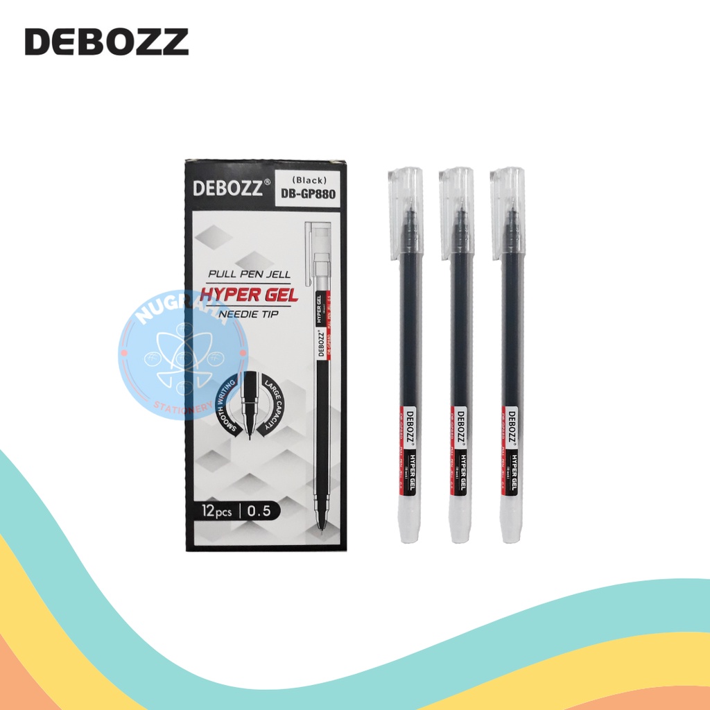 

GEL PEN DEBOZZ GP-880 (12 PCS)