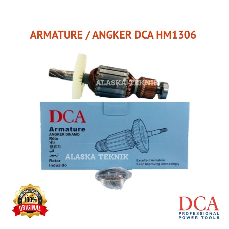 DCA Armature HM1306 / HM 1306 / Angker Makita HM1306 / HM 1306