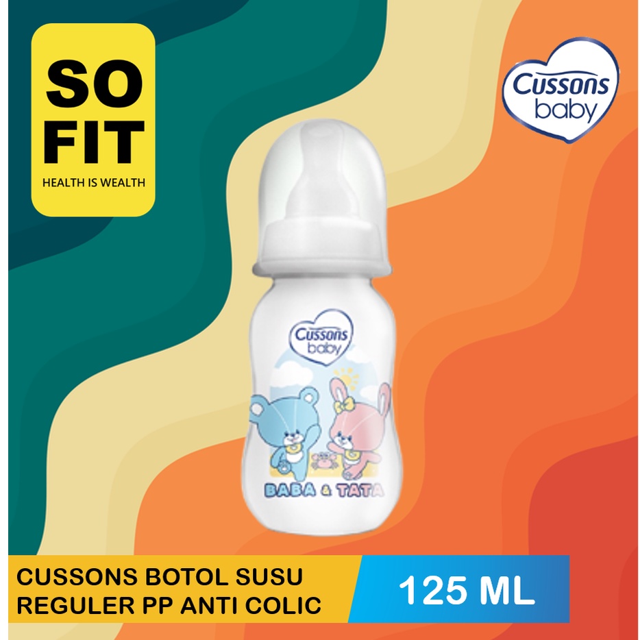 Cussons Baby Milk Bottle Reguler PP Anti Colic  60ml 125ml  250ml / Botol Susu  / Dot Bayi