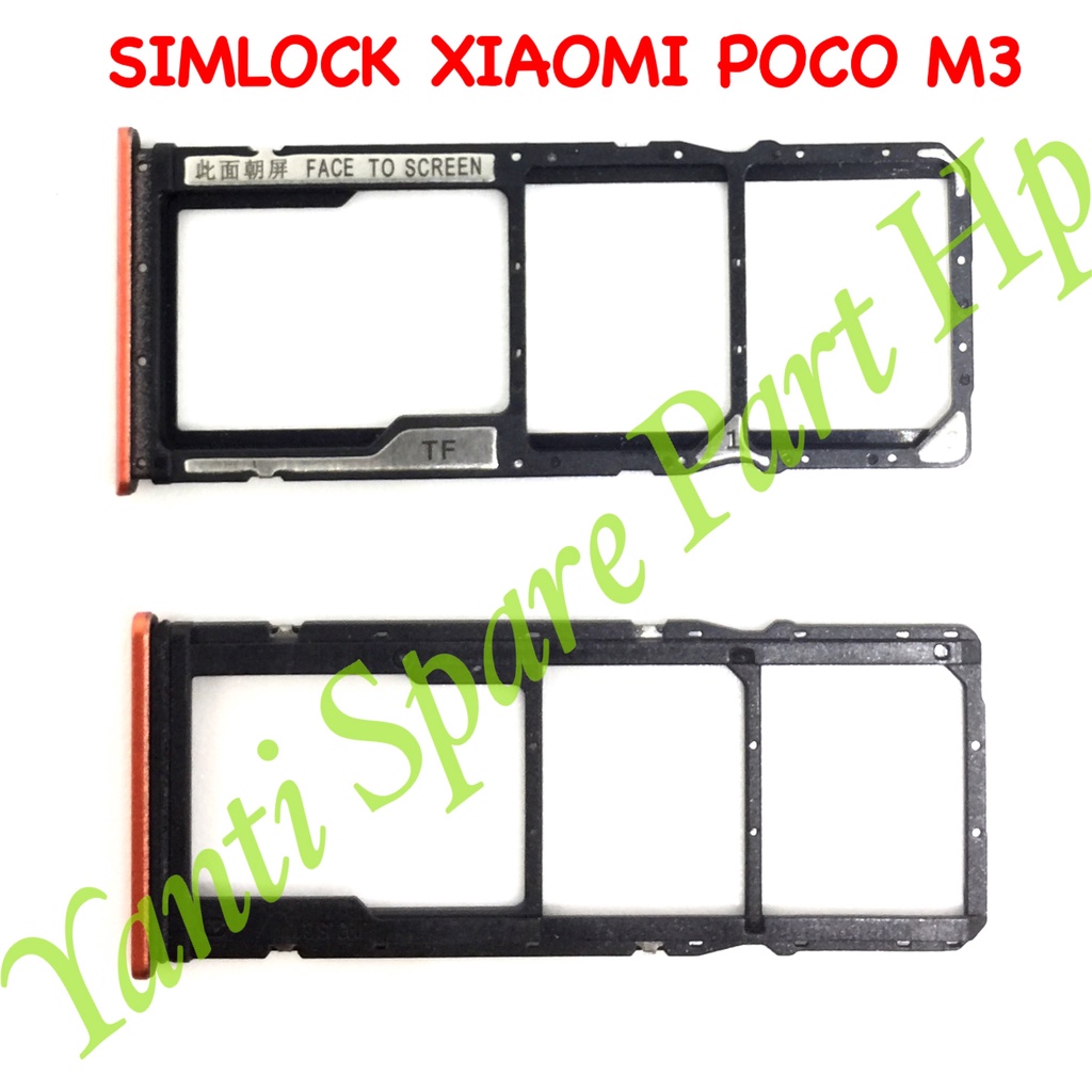 Simtray Sim Lock Xiaomi Poco M3 Redmi 9T Original Terlaris New