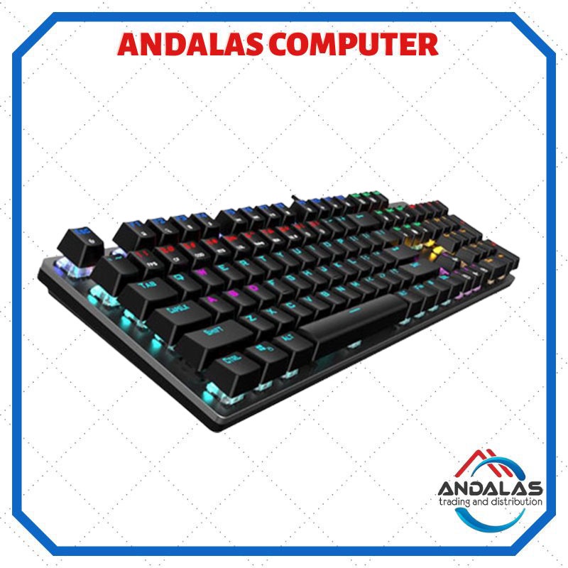 PAKET COMBO KEYBOARD MOUSE GAME Gaming AOC KM410 RGB LIGHTING WIRED KABEL USB