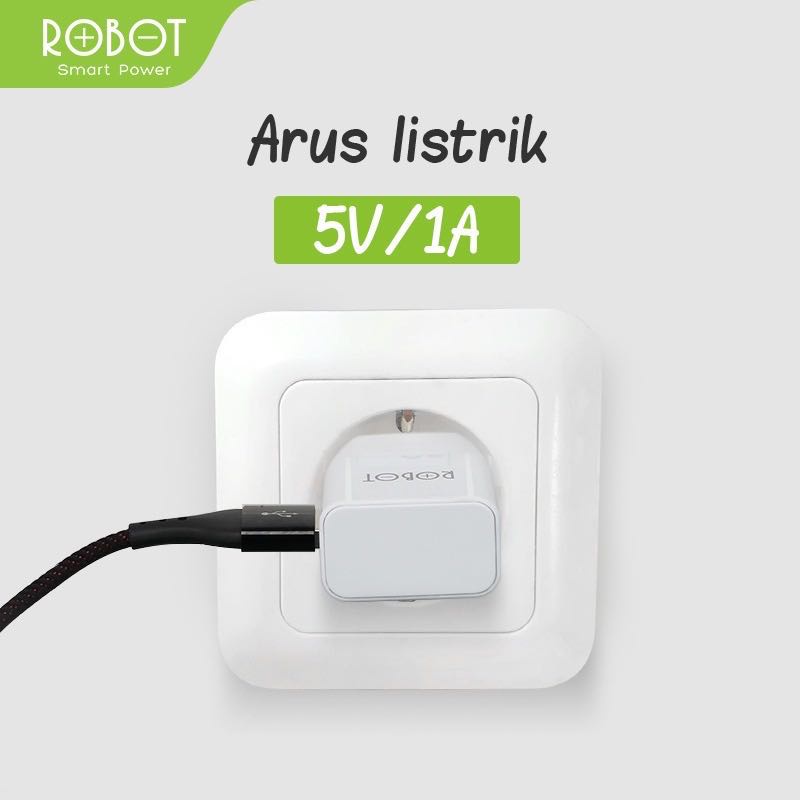 Charger 1 A ROBOT RT-K4 Original  Garansi Resmi 1 Tahun