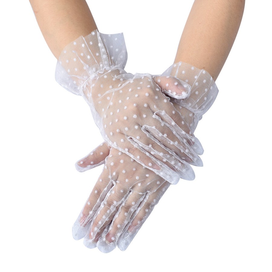 WGL-15 sarung tangan pengantin wanita wedding glove renda