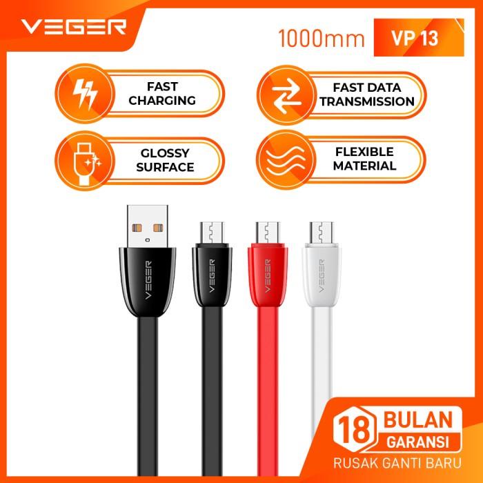 VEGER Kabel Data USB Micro 2.4A VP-13 Quick Charge