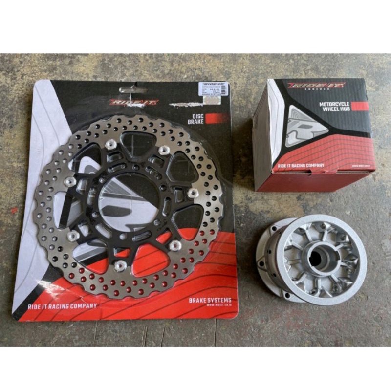 Tromol KLX d tracker set piringan Ride It Tromol Depan Ride It best quality
