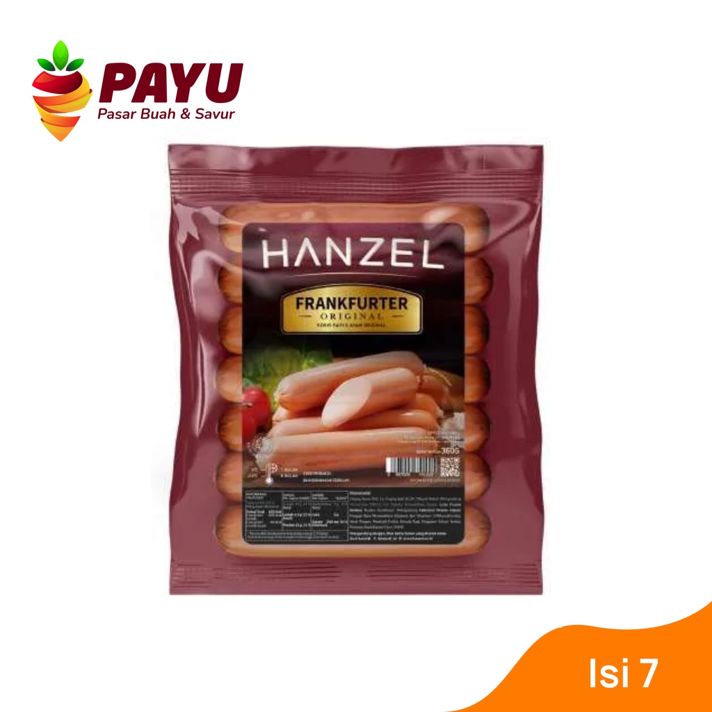 

Hanzel Sosis Frankfurter Original [360 g]