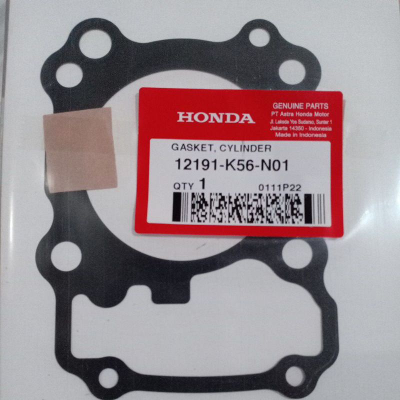 12191-K56-N01 Gasket cylinder atau perpak magnet ori Honda