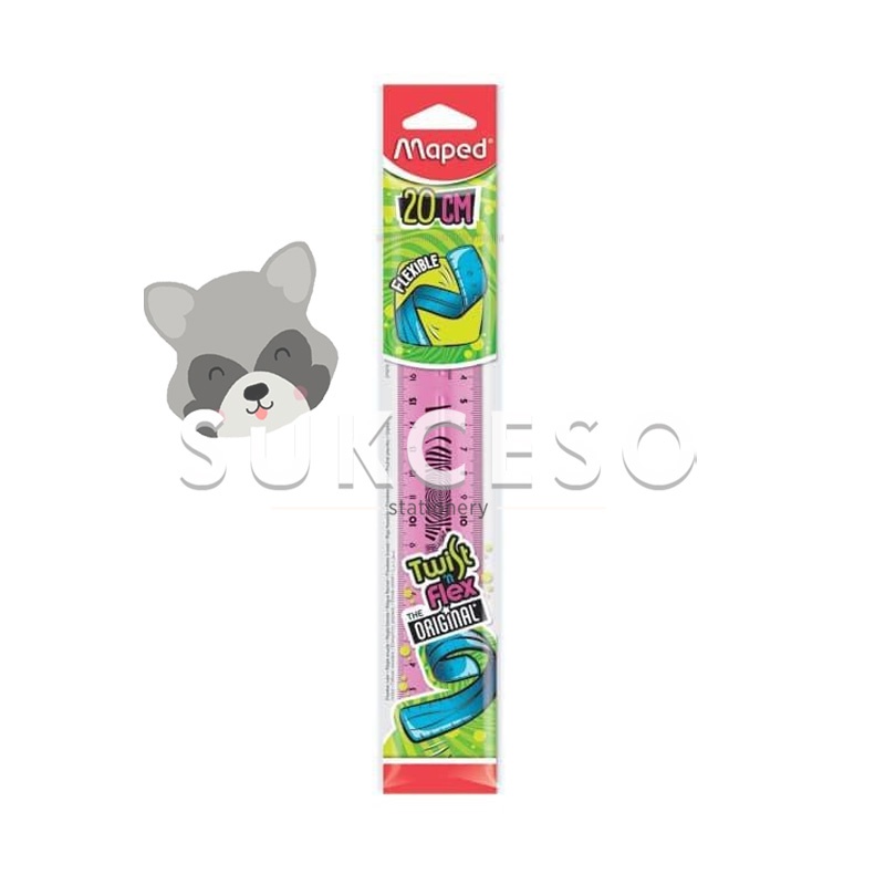 

Maped Twist Flex 20 cm / Penggaris Elastis Lentur Tidak Mudah Patah Murah