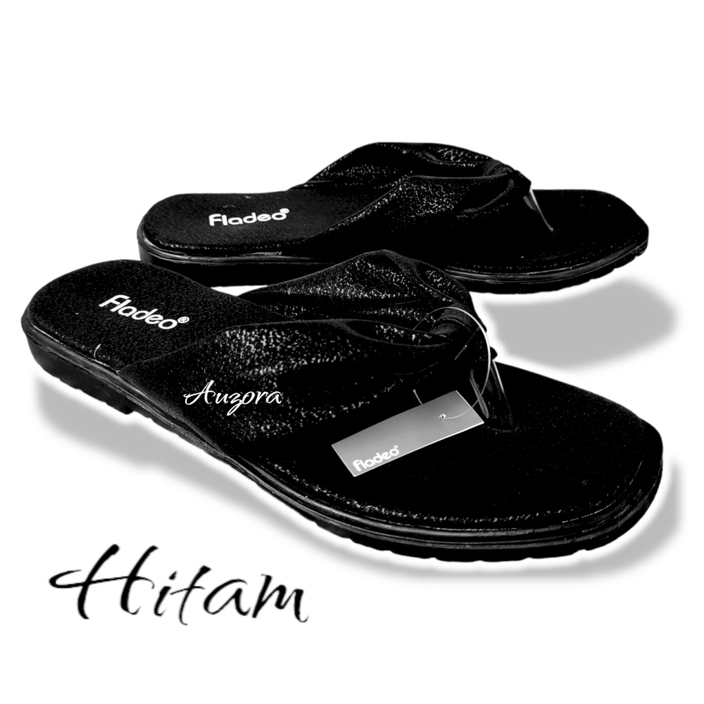 promo cuci gudang sandal murah sandal flat bintik japit wanita motif terbaru